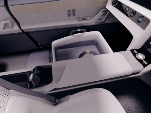 Bentley EXP 15 Concept with interior 3D Model