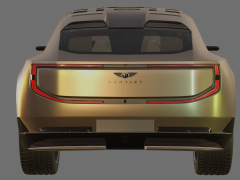 Bentley EXP 15 Concept with interior 3D Model
