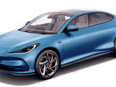 MG IM5 2026 IM L6 com interior Modelo 3D