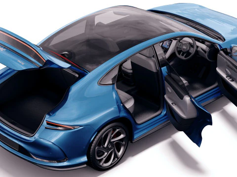 MG IM5 2026 IM L6 com interior Modelo 3D