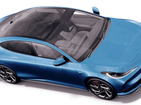 MG IM5 2026 IM L6 com interior Modelo 3D