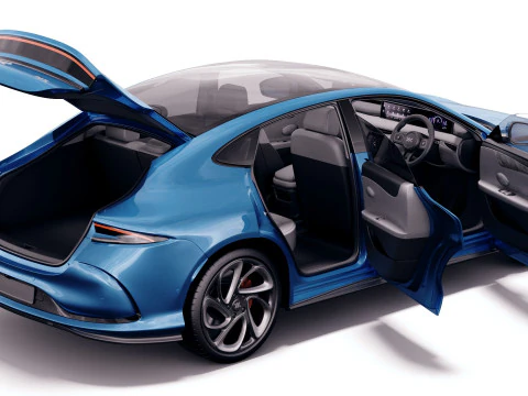 MG IM5 2026 IM L6 com interior Modelo 3D