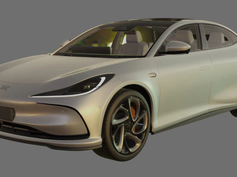 MG IM5 2026 IM L6 com interior Modelo 3D