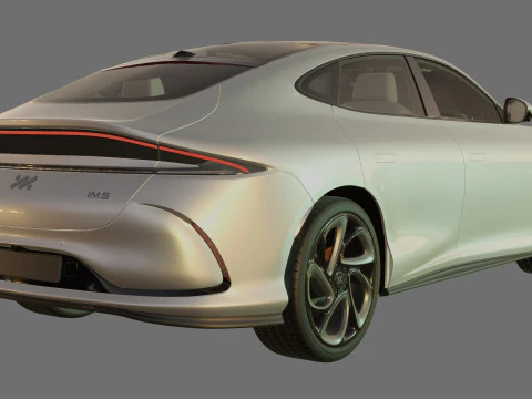 MG IM5 2026 IM L6 com interior Modelo 3D