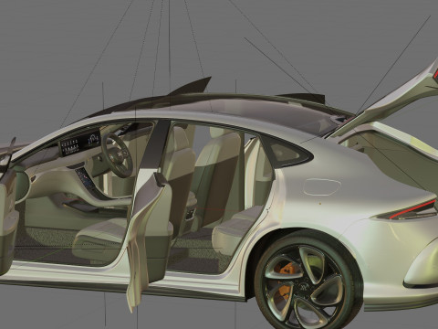MG IM5 2026 IM L6 with interior 3Dモデル