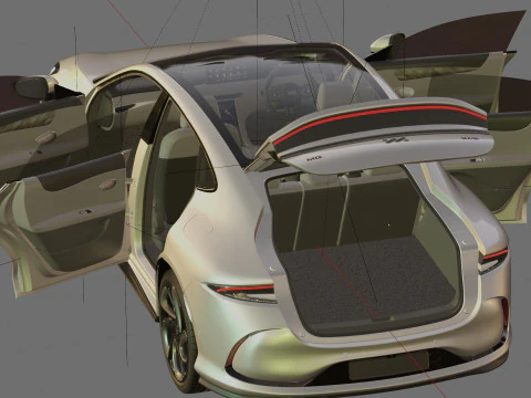 MG IM5 2026 IM L6 com interior Modelo 3D