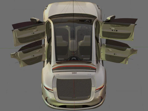 MG IM5 2026 IM L6 com interior Modelo 3D