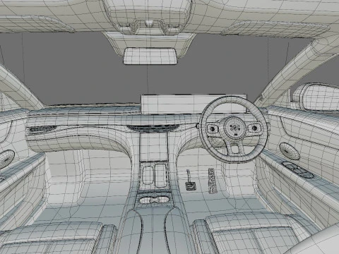 MG IM5 2026 IM L6 com interior Modelo 3D