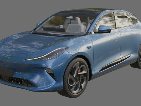 MG IM6 SUV 2026 IM LS6 with interior 3D Модель