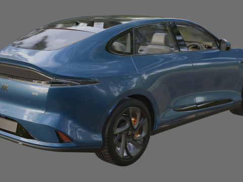 MG IM6 SUV 2026 IM LS6 with interior 3D Модель
