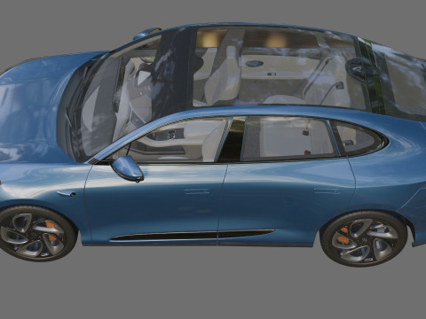 MG IM6 SUV 2026 IM LS6 with interior 3D Модель