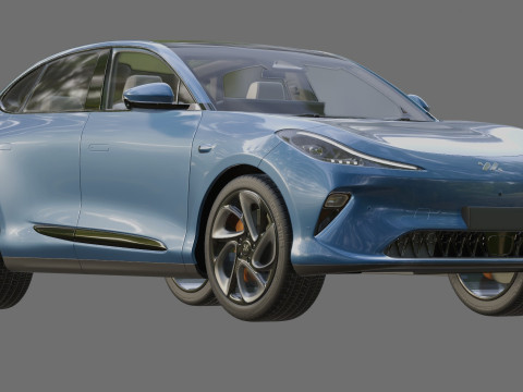 MG IM6 SUV 2026 IM LS6 with interior 3D Модель