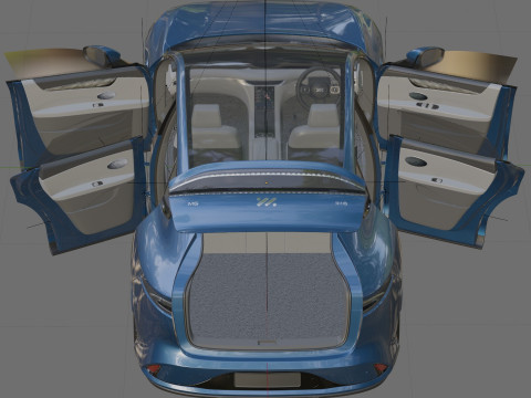 MG IM6 SUV 2026 IM LS6 with interior 3D Модель