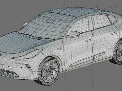 MG IM6 SUV 2026 IM LS6 with interior 3D Модель