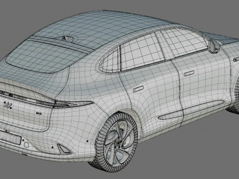 MG IM6 SUV 2026 IM LS6 with interior 3D Model