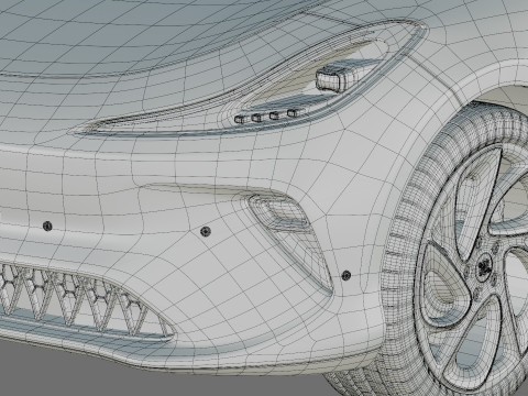 MG IM6 SUV 2026 IM LS6 with interior 3D Модель