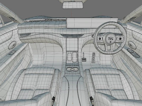 MG IM6 SUV 2026 IM LS6 with interior 3D Model