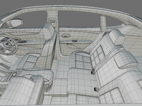 MG IM6 SUV 2026 IM LS6 with interior 3D Модель
