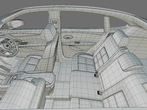 MG IM6 SUV 2026 IM LS6 with interior 3D Model