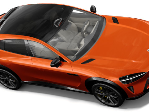 Xiaomi YU7 2026 with interior 3D Model