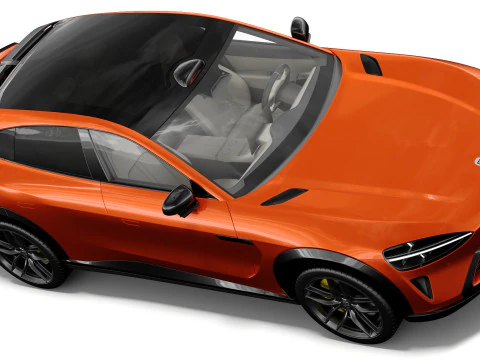Xiaomi YU7 2026 with interior 3D Model