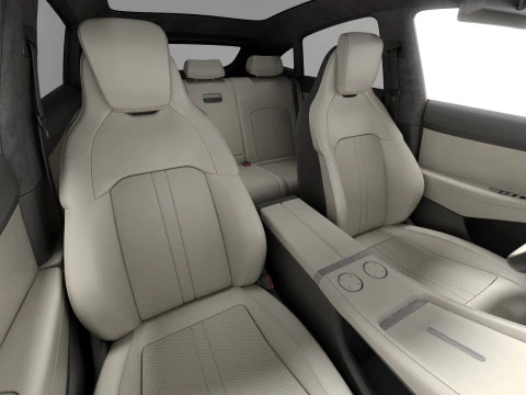 Xiaomi YU7 2026 with interior 3D Model