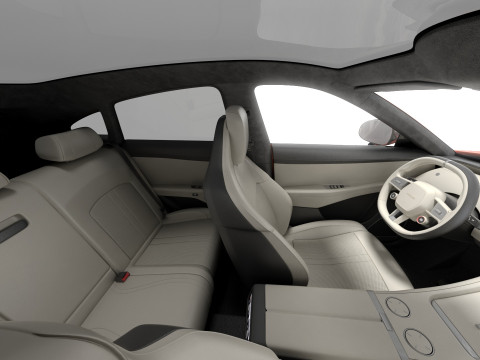Xiaomi YU7 2026 with interior 3D Model