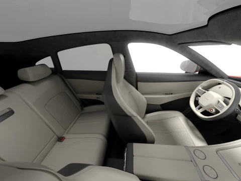 Xiaomi YU7 2026 with interior 3D Model