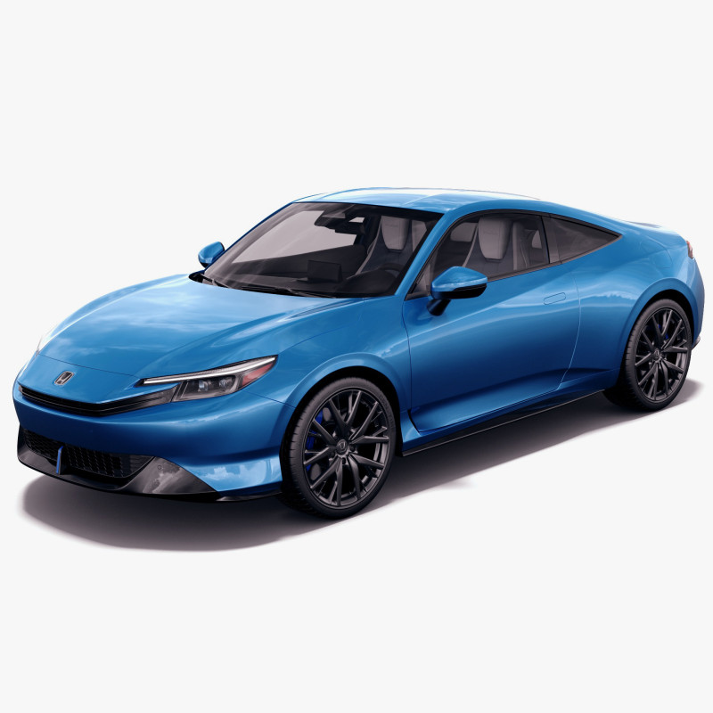 Honda Prelude 2026 with interior Modèle 3D .c4d .max .obj .3ds .fbx .stl .blend
