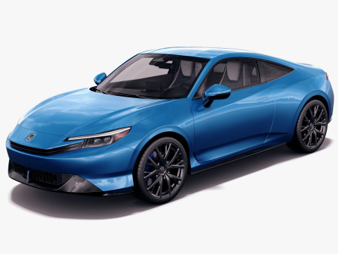 Honda Prelude 2026 with interior Modèle 3D