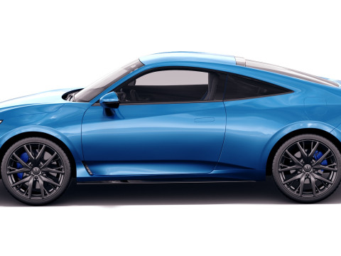 Honda Prelude 2026 with interior Modèle 3D