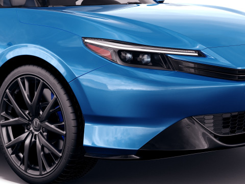 Honda Prelude 2026 with interior Modèle 3D