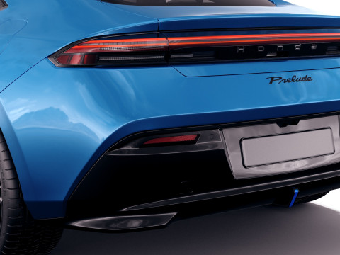 Honda Prelude 2026 with interior Modèle 3D