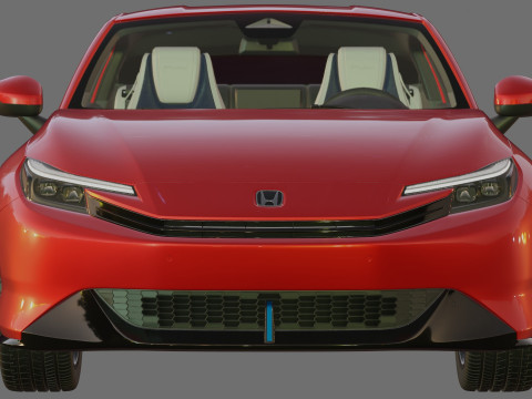 Honda Prelude 2026 with interior Modèle 3D