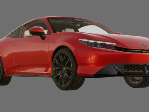 Honda Prelude 2026 with interior Modèle 3D