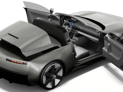 Audi C Concept 2025 with interior Modelo 3D