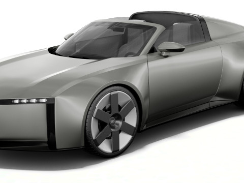 Audi C Concept 2025 with interior Modelo 3D