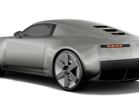 Audi C Concept 2025 with interior Modelo 3D