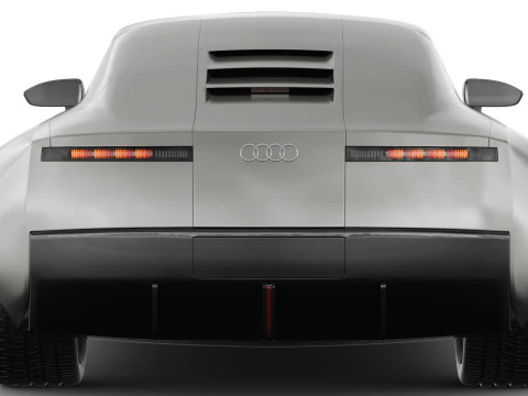 Audi C Concept 2025 with interior 3D Model