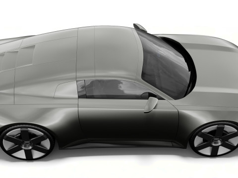 Audi C Concept 2025 with interior Modelo 3D