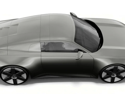 Audi C Concept 2025 with interior 3D Model