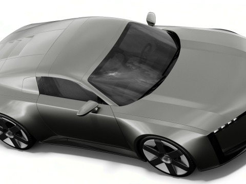 Audi C Concept 2025 with interior Modelo 3D