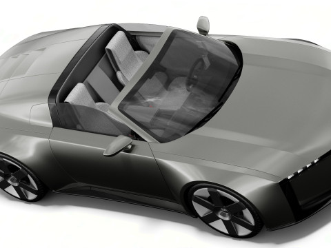 Audi C Concept 2025 with interior Modelo 3D