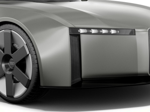 Audi C Concept 2025 with interior Modelo 3D
