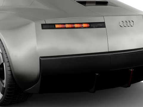 Audi C Concept 2025 with interior Modelo 3D