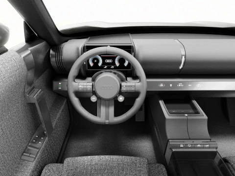 Audi C Concept 2025 with interior 3D Model