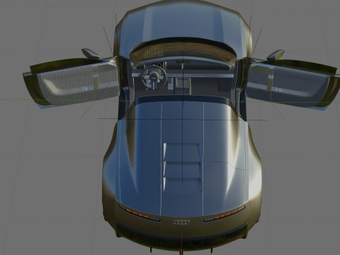 Audi C Concept 2025 with interior Modelo 3D