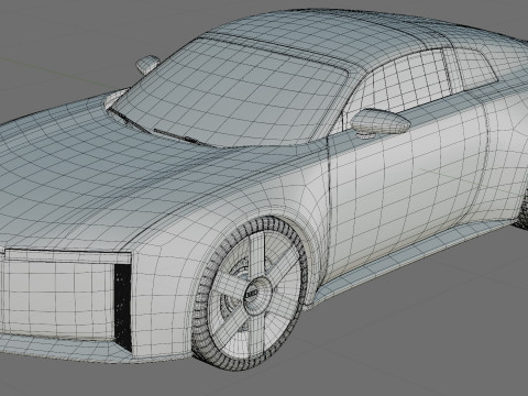 Audi C Concept 2025 with interior Modelo 3D