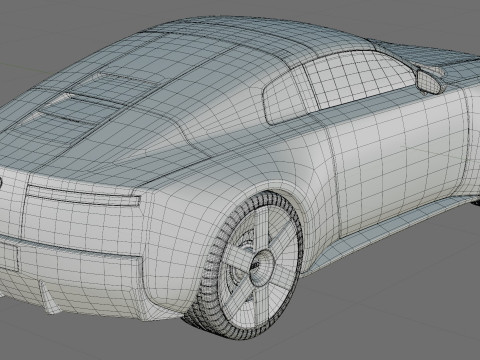 Audi C Concept 2025 with interior Modelo 3D