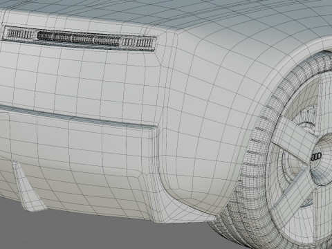 Audi C Concept 2025 with interior Modelo 3D